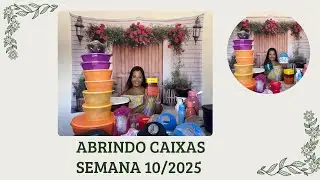 ABRINDO CAIXAS | SEMANA 10 VITRINE 03/2025 | Evellin Tupperware