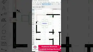 ArchiCAD Keyboard Shortcuts - How To Open Settings Using CTRL+T  