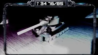 Т-34-76/ Ремодель Т-34-85 из лего // T-34-76/Remodel T-34-85 from Lego 8/48