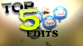 TOP 5 AGARIO EDITS (with My Clips) How to Get Featured on My Channel