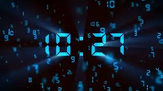 10 seconds digital Countdown Timer no Copyright