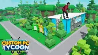 Играю в Custom pc в роблакс