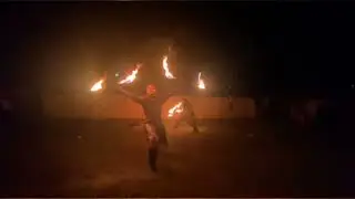Огненное шоу  ( fire show ) 