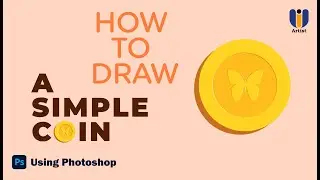 How to make a Simple Coin in Photoshop | Game UI Design | Game UI Design in Photoshop