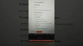 Linux command 