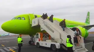 Airbus A320neo S7 Перелёт Владивосток - Новосибирск. Новосибирск с высоты птичьего полёта!