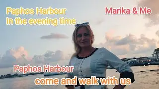 Paphos Harbour summer evening time Kato Paphos Harbour Cyprus