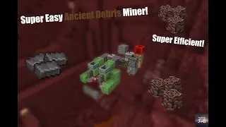 How To Build A Simple And Super Simple Ancient Debris Finder! 1.16 - 1.16.2