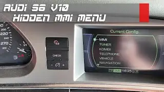 Verborgenes MMI Menü (grün) aufrufen #audi #a6 #a6c6 #a64f #s6 #v10 #shorts