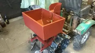 DIY potato planter for a mini tractor or walk-behind tractor. Final