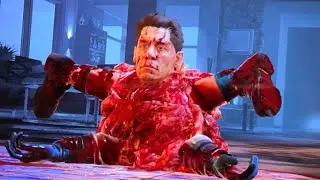 Mortal Kombat 1 on Nintendo switch Oled Ermac fatality on Peacemaker