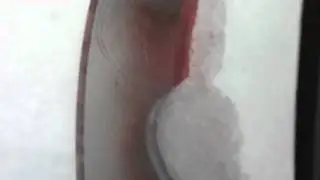 Ice forming on EC225 LP mirrors in flight. Helicopter icing