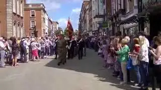 Queen's Royal Hussars Freedom March