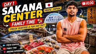🇯🇵 Yaizu Sakana Center Family Vlog | Fresh Seafood Market in Japan | Badri Vlogs