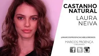 LAURA NEIVA DE VOLTA A COR NATURAL DOS SEUS CABELOS