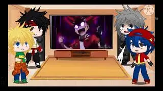G-Revolution reacts to beyblade burst(Gacha Club)