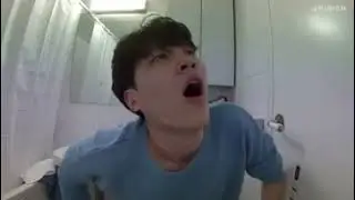 Asian guy with explosive Diarrhea.