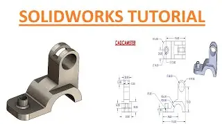 Solidworks part  exercise - 06 ll 2d drawing in description ll