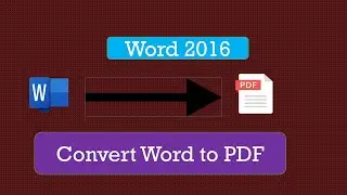 How to Convert Word to PDF In Sinhala