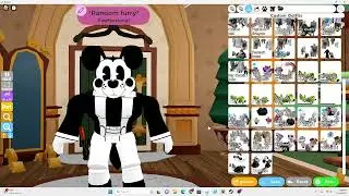 I made boris the wolf from batim in robloxian highschool!