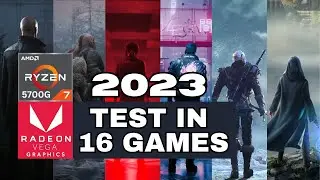 Ryzen 7 5700G + Vega 8: 16 Games Tested in 2024 | JOHN TECH