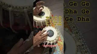 Learn Tabla: Dha practice #youtubeshorts #tabla #tablalesson #tablalover #tablacover #tablasolo