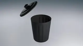 Blender Tutorial | Rubbish bin