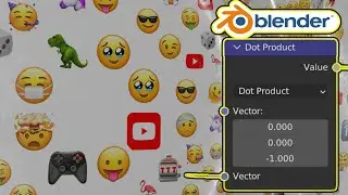 Dot Product in Blender: the really useful way to use! Выравнивание текстур по центру полигонов :)