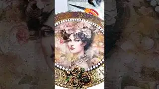 Винтажный поднос из рамки