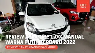 Review Daihatsu Ayla Tipe 1.0 X Manual Warna Putih Terbaru 2022 - Mesin 1.000 cc