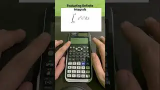 Evaluating Definite Integrals Using Casio fx-991EX Classwiz #shorts #enginerdmath #math #maths