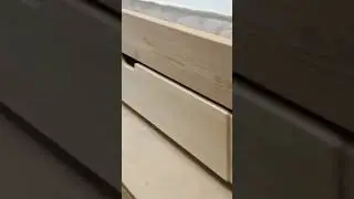 Деревянная кровать с ящиками 