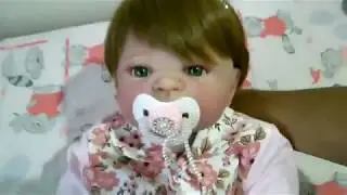 A chegada da minha bebê reborn molde Victória