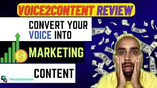 Voice2Content Review | New Era of Voice-Driven Marketing with Voice2Content