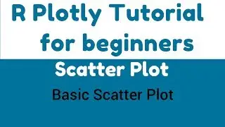 R Plotly Tutorial - Scatter Plot in R using Plotly