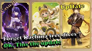 Kachina update, added 2 support cards, with zhongli and raiden deck | TCG Genshin Impact