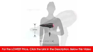 BERTA 1875W Negative Ions Hair Blow Dryer with 2 Speed and 3 Heat Setting Ceramic Hair Dryer
