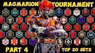 BREAKING!! Magmarion Tournament - Part 4 | Top 20 Level 6 Sets | Shadow Fight 3