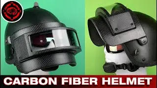 Ultra Light Carbon Fiber Helmet Visor Build (K6-3 | PUBG LVL3)