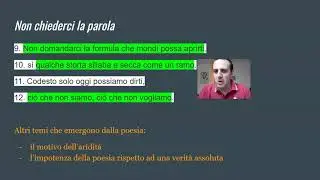 Montale 3 - analisi di alcuni estratti