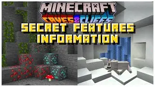 Caves & Cliffs SECRET FEATURES Information | Minecraft 1.17 Caves & Cliffs Update