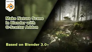 Geomagnetic G-Scatter Addon for Blender easy Tutorial