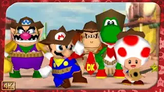 Mario Party 2 for N64 ⁴ᴷ Western Land (Yoshi gameplay)