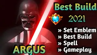 ARGUS BEST BUILD 2021 | ARGUS TOP 1 GLOBAL BUILD | ARGUS BUILD EMBLEM | ARGUS GAMEPLAY | ARGUS MLBB✅