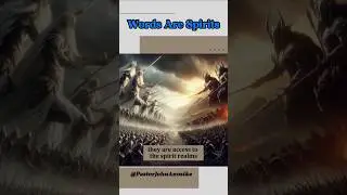 Words are Spirits/ Pastor John Anosike