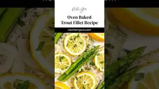Oven Baked Trout Fillet - Easy Dinner Idea #shorts #trout #dinnerideas #recipe