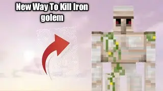 New Way To Kill Iron Golem!! 😨