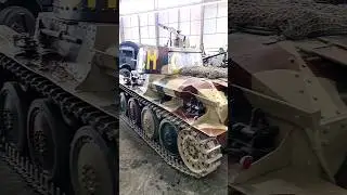 Swiss Army Tank Panzer 39 Type LTL-H nicknamed Praga on display at the Swiss Military Museum Full