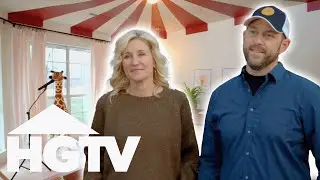 Dave & Jenny Build A Circus Themed Playroom With A Stage! | Fixer To Fabulous