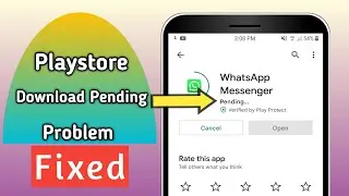 How To Fix Play Store Download Pending Problem / app pending download google play